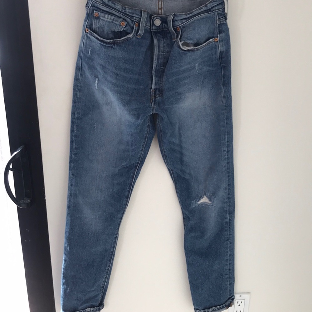 Levi’s 501 button fly jeans